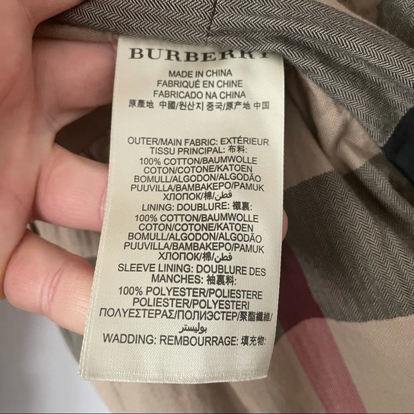 Burberry Brit peplum cargo rain jacket - Picture 12 of 16